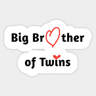 Big Brother of Twins Sticker